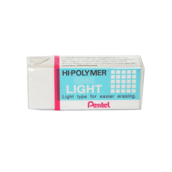 Pentel ZEL08 Hi-Polymer Light Eraser Medium