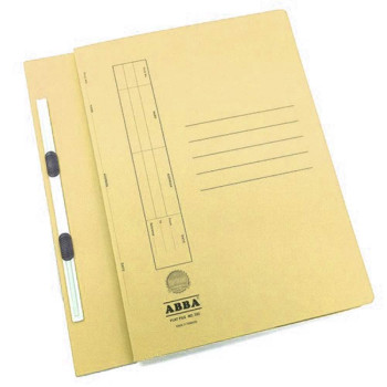ABBA No.350PM Manila Flat File with Fastener - Buff