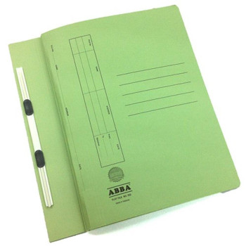 ABBA No.350PM Manila Flat File with Fastener - Green