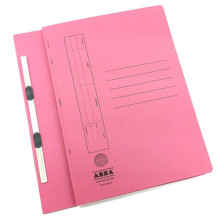 ABBA No.350PM Manila Flat File with Fastener - Pink