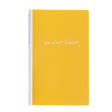 East-File 359A A4 New Clear Holder Refillable 20 Pocket - Yellow