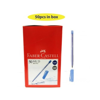 Faber-Castell 642351 NX23 Ball Pen 0.5mm - Blue - 50pcs/box