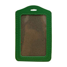 Leather ID Card Holder 54mm x 90mm - Green