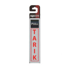 Signzone Peel & Stick Metallic Sticker - TARIK LINE with English Word (R01-80)