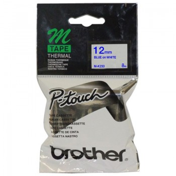 Brother MK233 Blue on White - 12mm