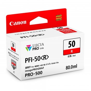 Canon PFI-50 ink tank (80ml) - Red