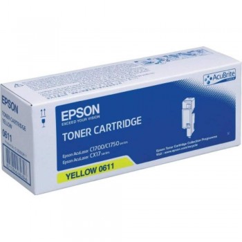 Epson SO50611 Yellow High Cap Toner Cartridge (Item No:EPS SO50611)