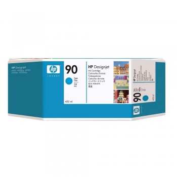 HP 90 3-pack 400-ml Cyan Ink Cartridges (C5083A)