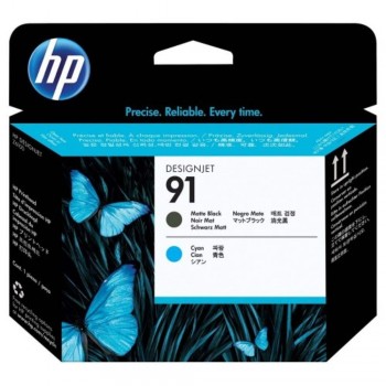 HP 91 DesignJet Printhead - Matte Black/Cyan (C9460A)