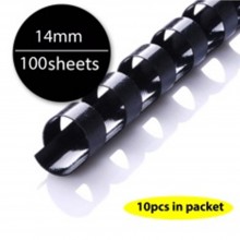 Black Plastic Binding Comb 14mm (10pcs/pkt)