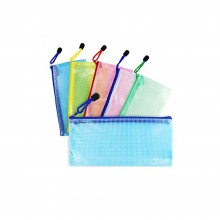 1/2 A5 Mesh Zipper Bag - Random colour