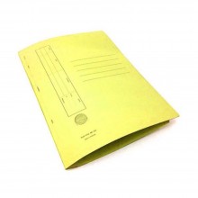 ABBA No.102 U-Pin Manila Flat File with Spring - Yellow