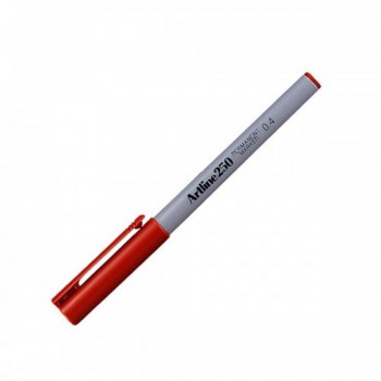 Artline EK-250 Permanent Marker 0.4mm - Red