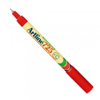 Artline EK-725 Permanent Marker Pen 0.4mm - Red