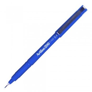 Artline EK-200 Fineliner Pen 0.4mm -  Blue