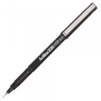 Artline EK-220 Writing Pen 0.2mm - Black