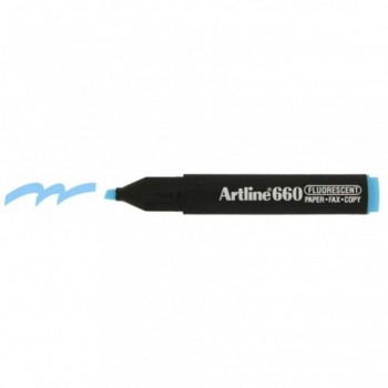 Artline 660 Highlighter EK660 - Fluorescent Blue