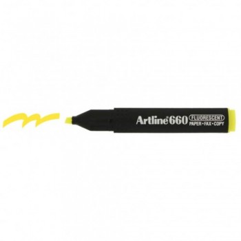 Artline 660 Highlighter EK660 - Fluorescent Yellow