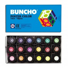 Buncho 2172/18 Poster Colour 15cc (18 Colours/box)