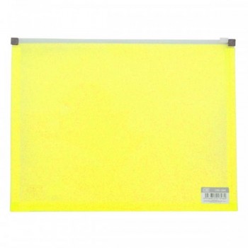 CBE 132A A4 PP Zipper Bag - Yellow