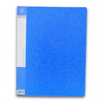 CBE 76020 A4 Clear Holder 20 Pockets - Blue