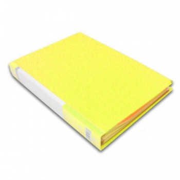 CBE 76060 A4 Clear Holder 60 Pockets - Yellow
