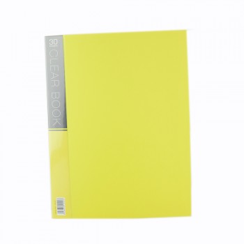 CBE Merry Colour Clear Book VK30 A4 YELLOW ( ITEM NO : B10 55 Y )
