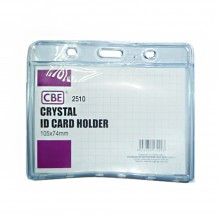 CBE 2510 Crystal ID Card Holder Horizontal 105mm x 74mm