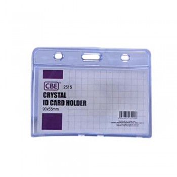 CBE 2515 Crystal ID Card Holder Horizontal 90mm x 55mm