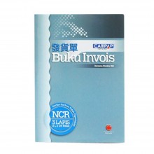 Campap CA3845 NCR Invoice Book 3ply x  25s'