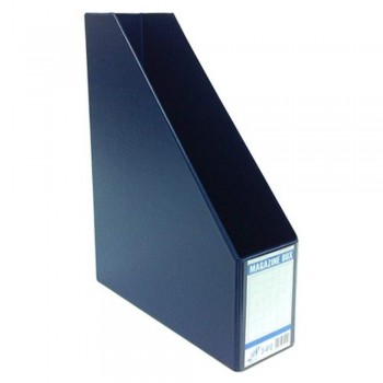 East-File 412-3 PVC Magazine Box File 3in - Blue