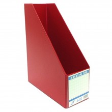 East-File 412-4 PVC Magazine Box File 4in - Red