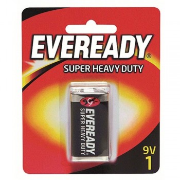 EVEREADY Super Heavy Duty 9V Carbon Zinc Batteries - 9V Size - 1pc 