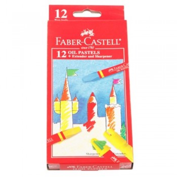 Faber Castell Oil Pastel Box 121223 - 12 Colour (Item No: B05-07) A1R2B193