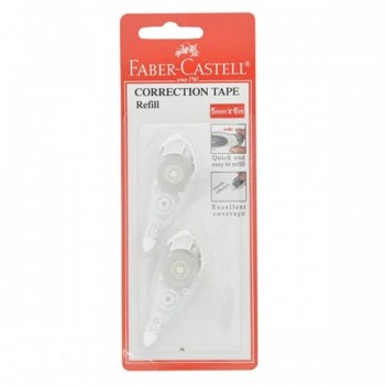 Faber Castell 169103 Correction Tape Refill (2pcs/card)