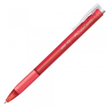 Faber Castell 547322 Grip X5 Ball Pen 0.5mm - Red