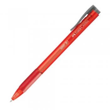 Faber Castell 547422 Grip X7 Ball Pen 0.7mm - Red