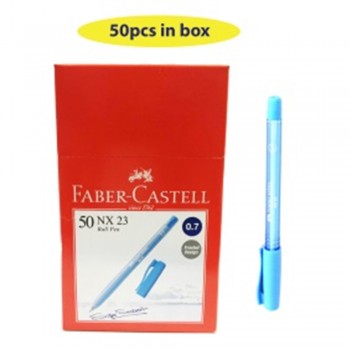 Faber-Castell 642451 NX23 Ball Pen 0.7mm - Blue - 50pcs/box