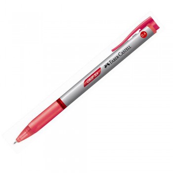 Faber Castell Grip X4 Ballpoint Pen 0.4mm Red (548421)