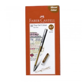 Faber Castell True Gel Pen 0.7mm Soft Brown (242676)