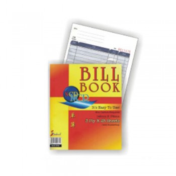 NCR Bill Book Standard 3 Ply (NCB-6703) - 15 x 17.5 x 0.5 cm