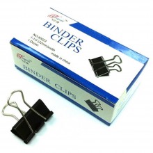 Ding Li Binder Clips 32mm - Black (12pcs/box)