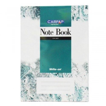 Campap Cw2307 A4 Pvc Cover Note Book 240P (Item No: C02-07) A1R4B121