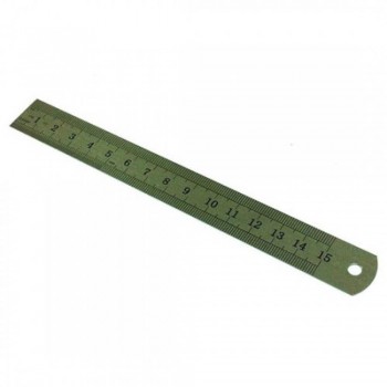 Stainless Steel Ruler - 6-inch / 15cm