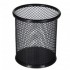 Pen Holder Round Mesh Pen Pot - Black 