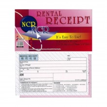 Standard SHR 550 Rental Receipt Book NCR 2 x 25s'