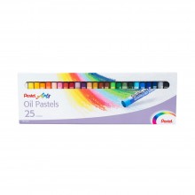 Pentel PHN-25AS Arts Oil Pastels (25 Colors/box)