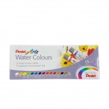 Pentel WFRS-15 Arts Water Colours 5ml (15 Colours/box)