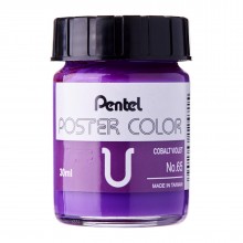 Pentel No.65 Poster Color U 30ml - Cobalt Violet