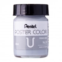 Pentel No.26 Poster Color U 30ml - French Grey